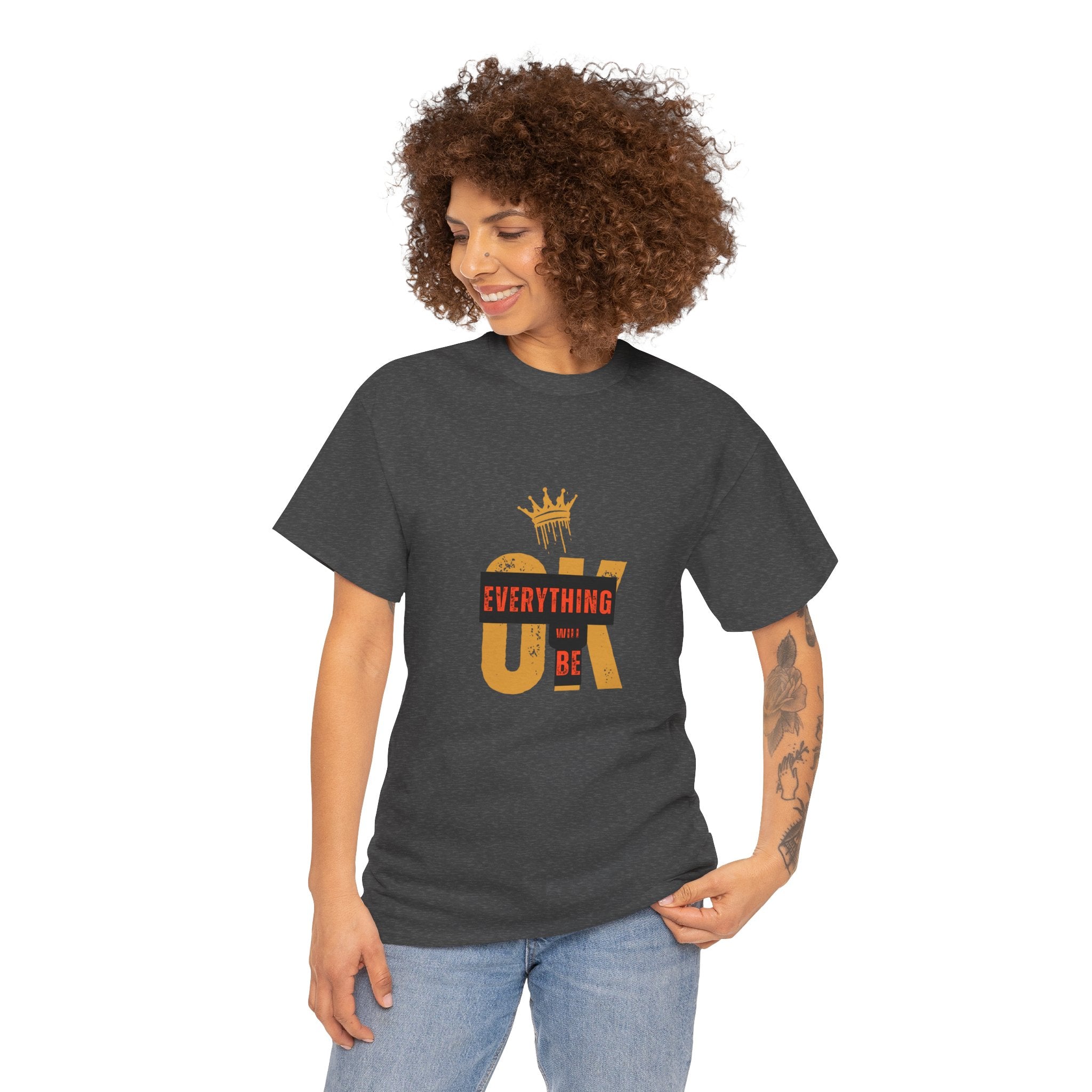 Everything Will Be OK T-Shirt, Positive Affirmation Tee, Unisex Motivational Shirt, Gift for Friends, Uplifting Clothing