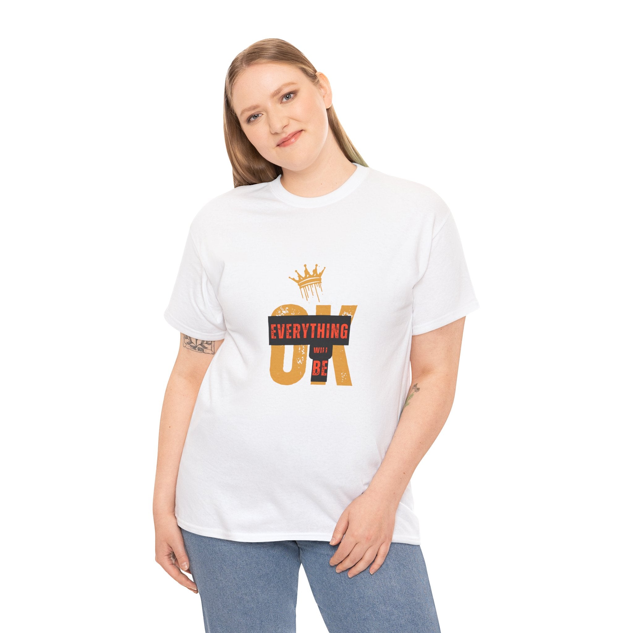 Everything Will Be OK T-Shirt, Positive Affirmation Tee, Unisex Motivational Shirt, Gift for Friends, Uplifting Clothing