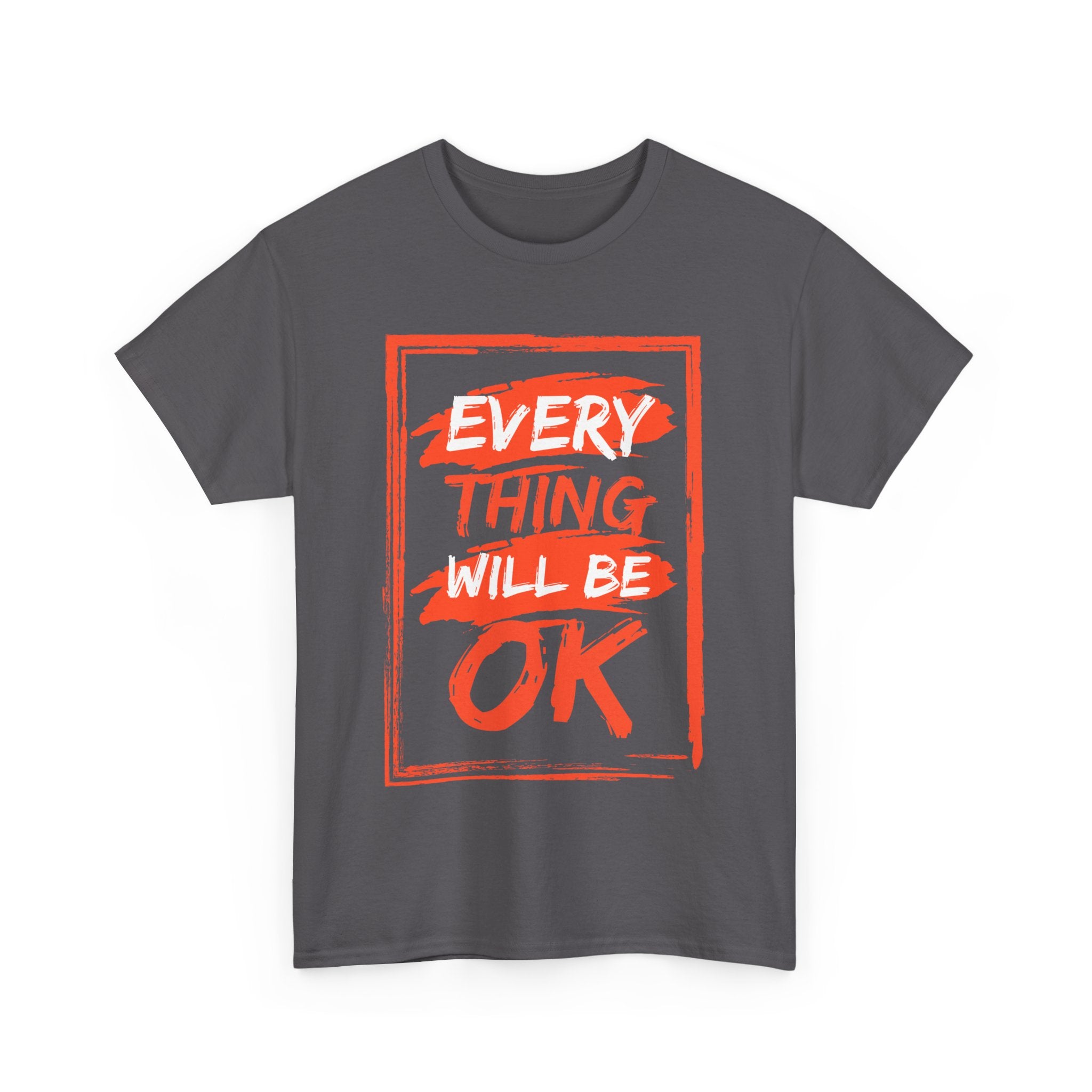 Unisex Heavy Cotton Tee with 'Everything Will Be OK' Print – Uplifting Shirt for Positive Vibes, Comfort Wear, Gift for Friends, [...]