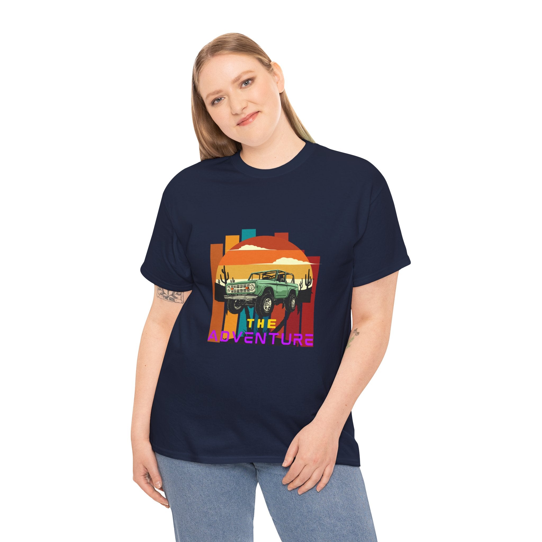 Adventure Graphic Tee, Unisex Cotton T-Shirt, Vintage Car Shirt, Outdoor Enthusiast Gift, Retro Style Apparel, Summer Adventure Top