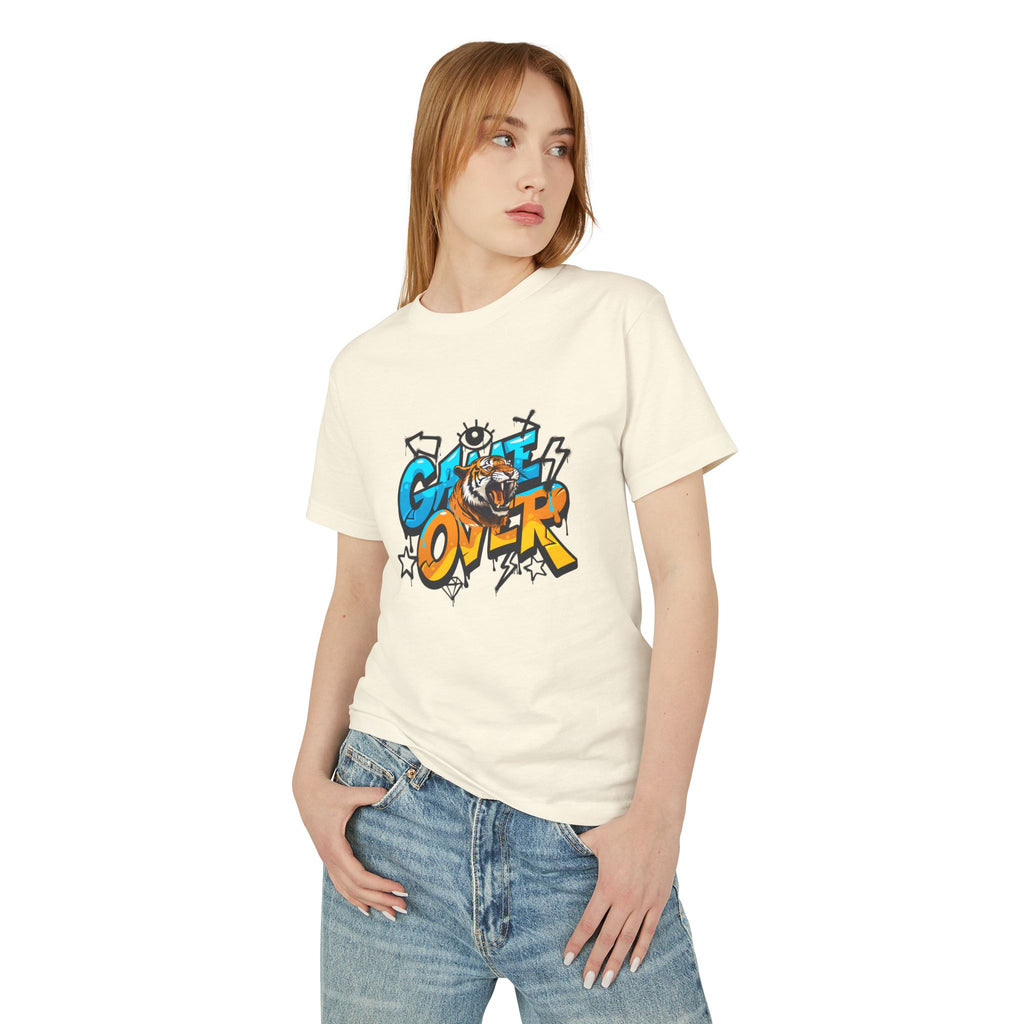 Game Over Graphic Tee, Fun Casual T-Shirt, Unisex Cotton Shirt, Gamer Gift, Trendy Streetwear, Playful Apparel