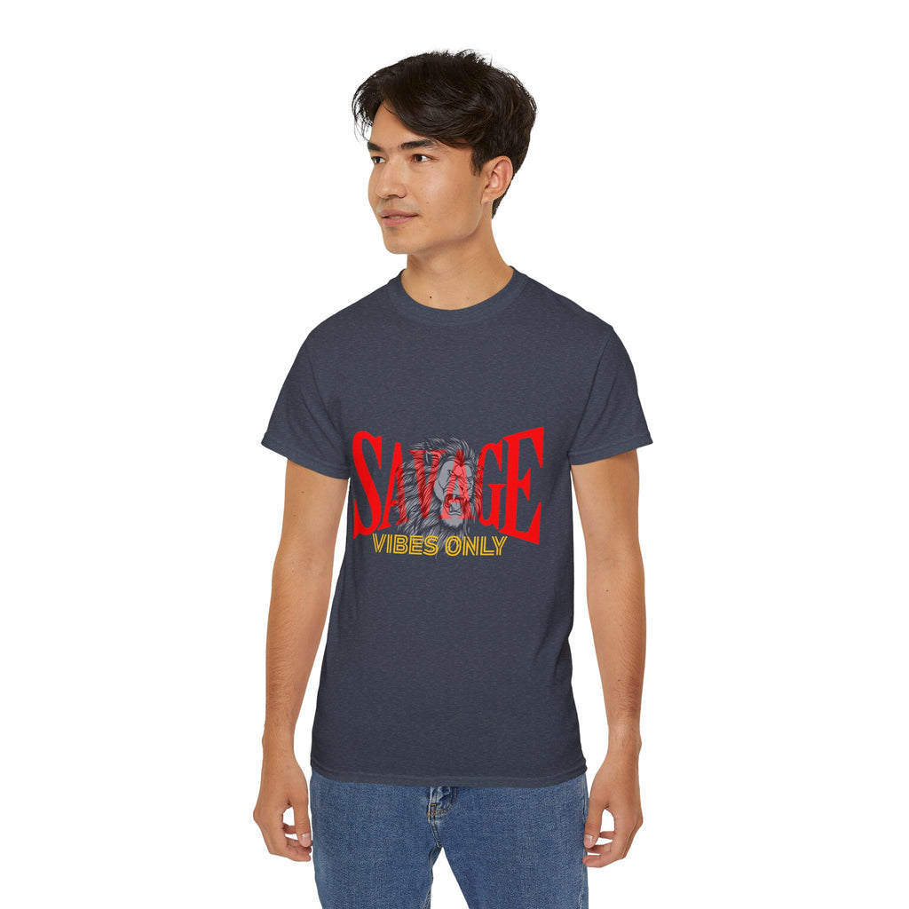 Savage Vibes Only Tee | Unisex Ultra Cotton T-Shirt, Trendy Graphic Tee, Casual Style Shirt, Birthday Gift, Streetwear Fashion