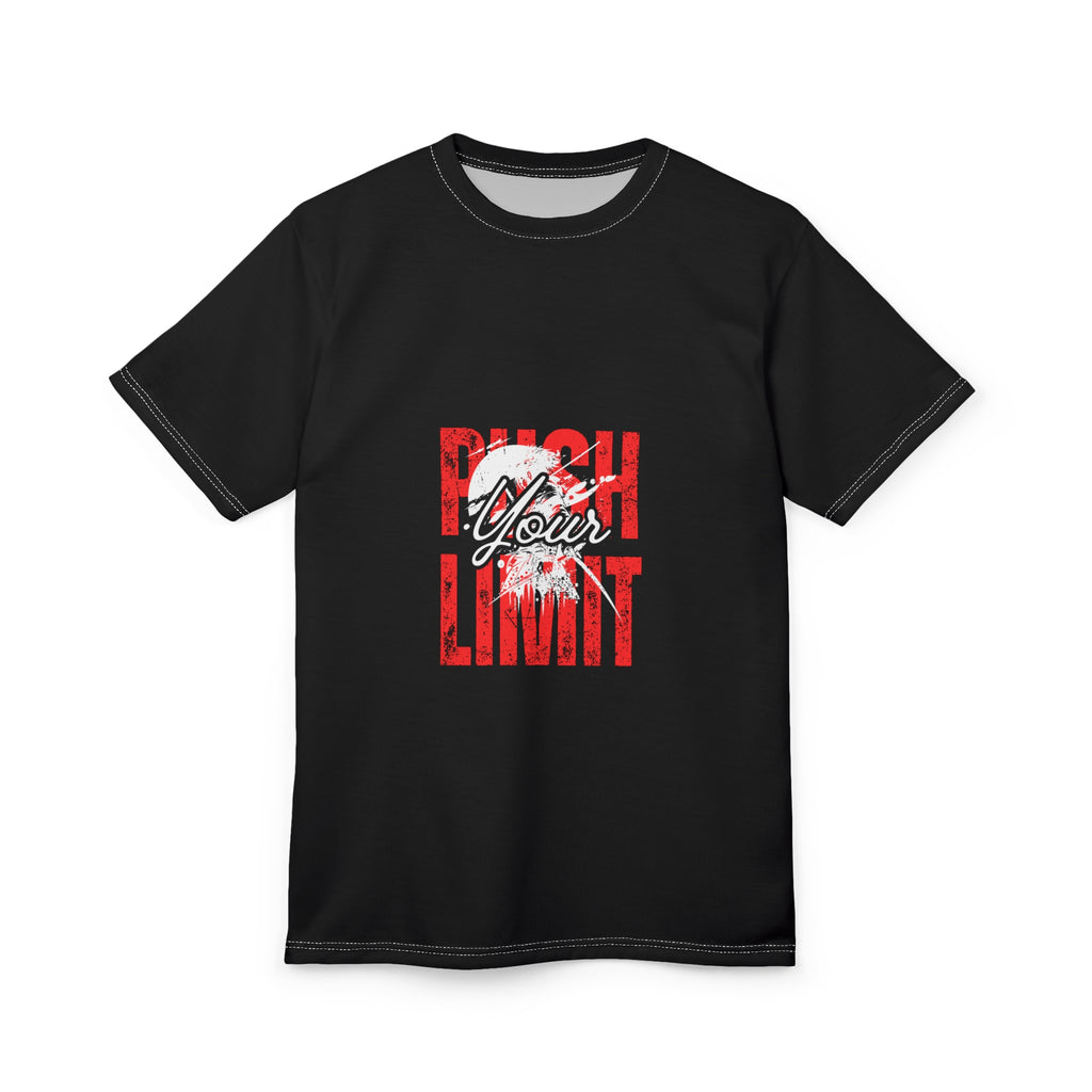 Motivational Unisex Tee - Push Your Limit, Fitness Shirt, Workout T-Shirt, Casual Wear, Gift for Gym Lovers