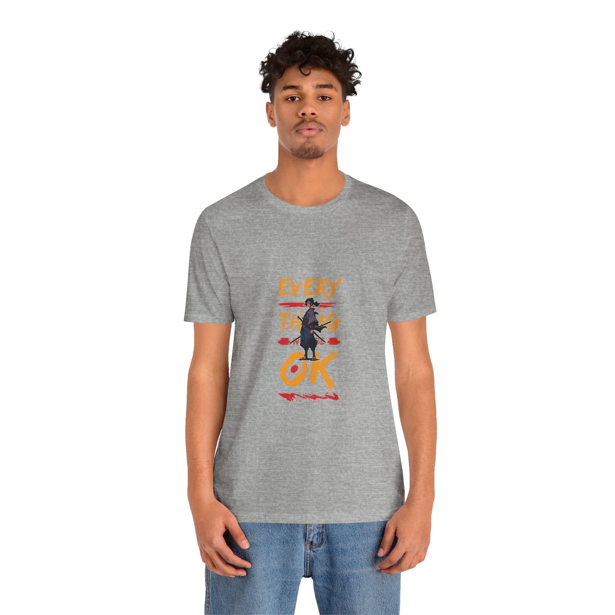 Every Thing OK Tee, Casual T-Shirt, Unisex Summer Wear, Motivational Graphic Tee, Positive Vibes Shirt, Gift for Friends