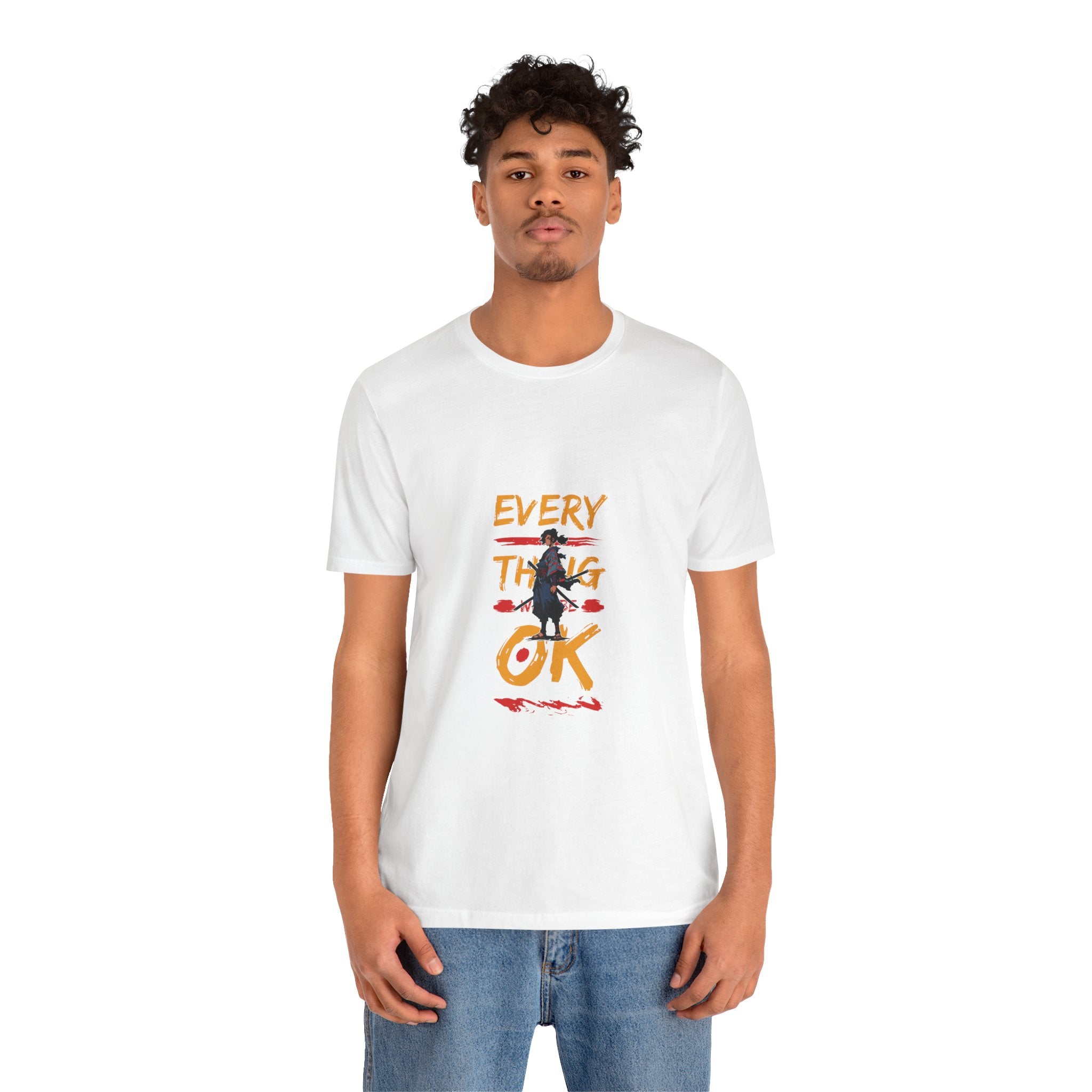 Every Thing OK Tee, Casual T-Shirt, Unisex Summer Wear, Motivational Graphic Tee, Positive Vibes Shirt, Gift for Friends