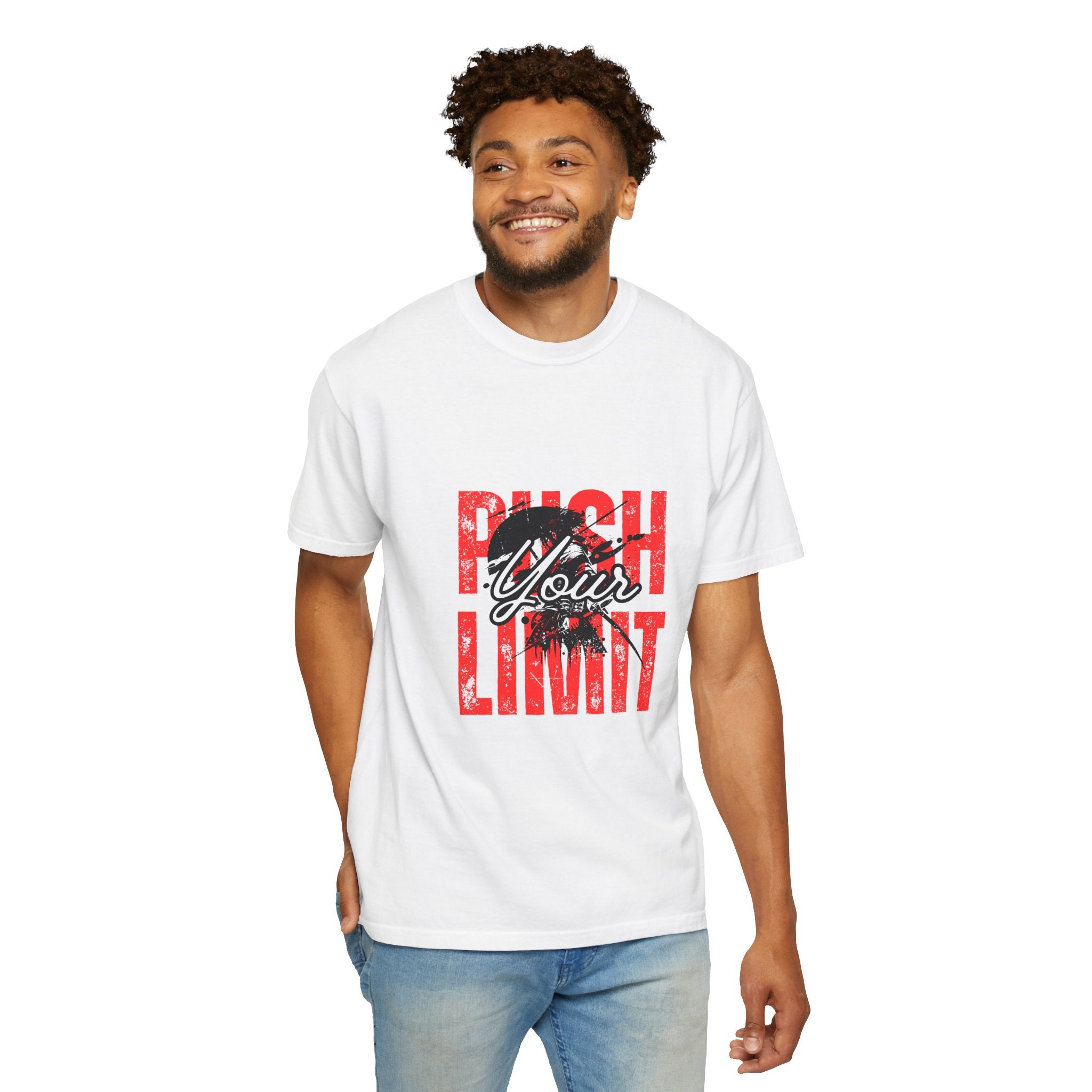 Push Your Limits Unisex T-Shirt | Inspirational Workout Tee | Ideal for Gym, Fitness, Casual Wear & Gifts