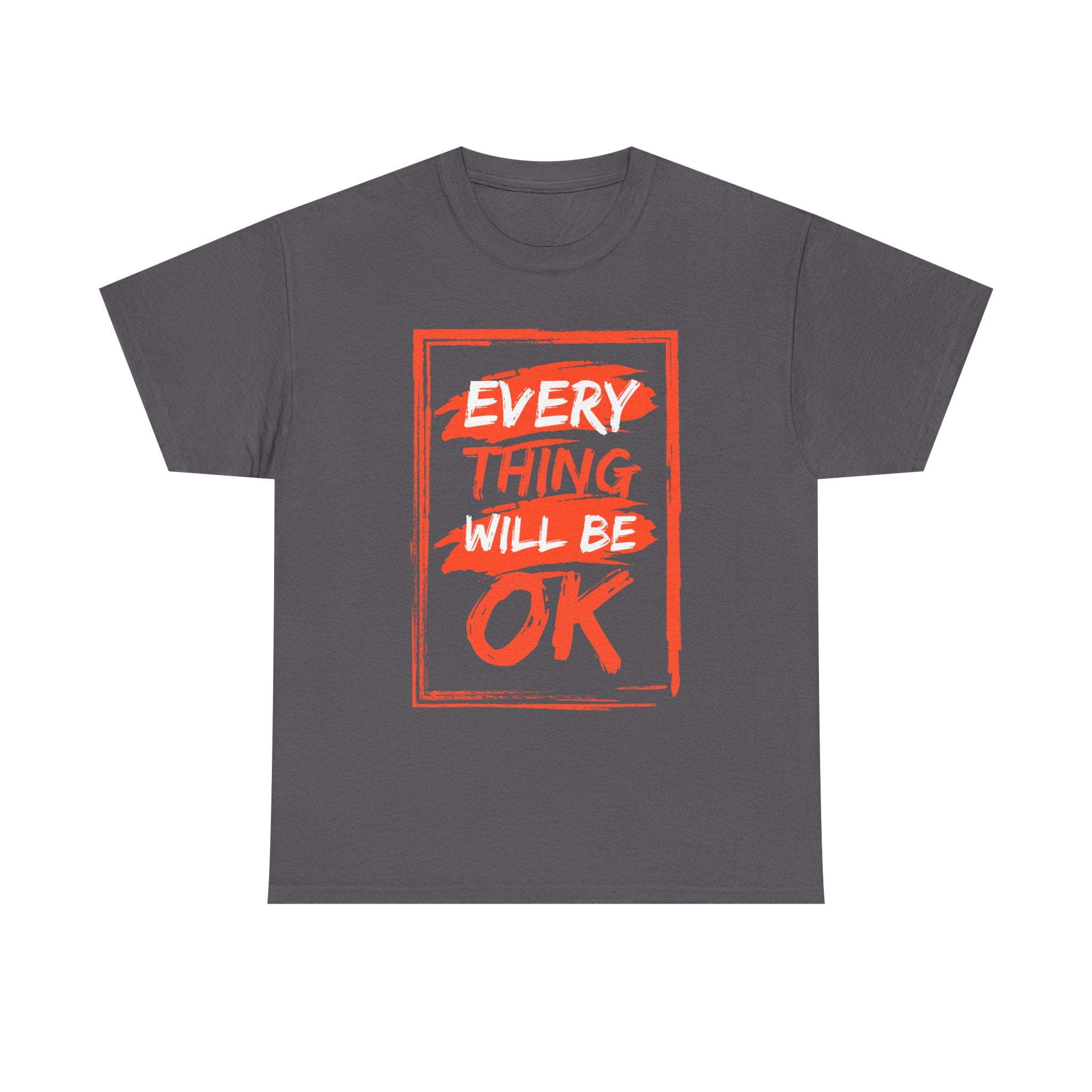 Unisex Heavy Cotton Tee with 'Everything Will Be OK' Print – Uplifting Shirt for Positive Vibes, Comfort Wear, Gift for Friends, [...]