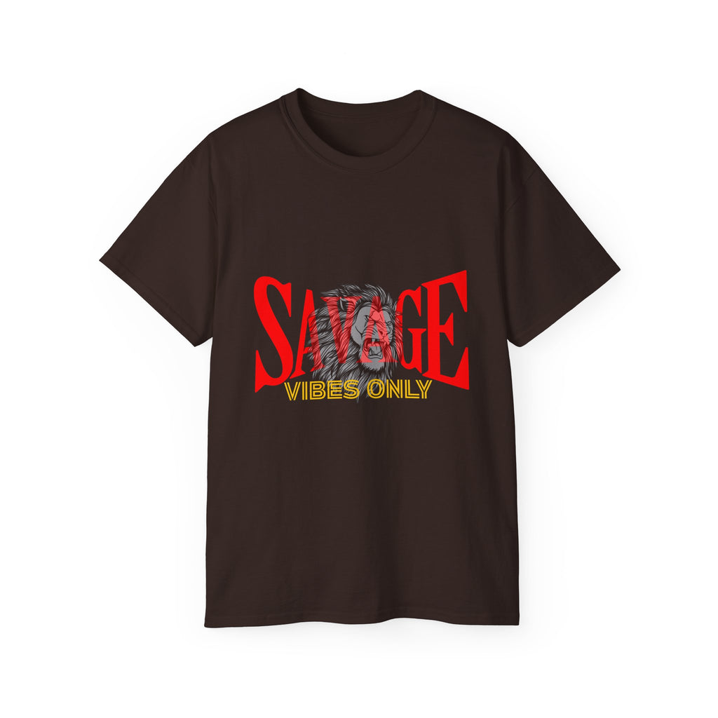 Savage Vibes Only Tee | Unisex Ultra Cotton T-Shirt, Trendy Graphic Tee, Casual Style Shirt, Birthday Gift, Streetwear Fashion