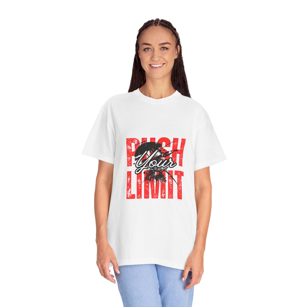 Push Your Limits Unisex T-Shirt | Inspirational Workout Tee | Ideal for Gym, Fitness, Casual Wear & Gifts