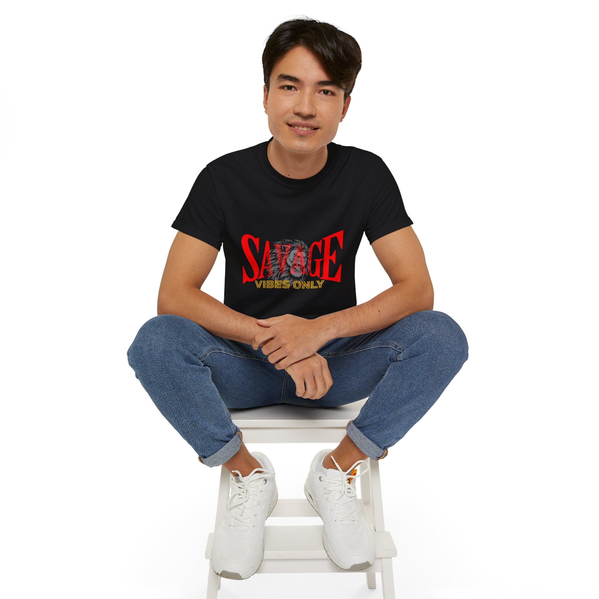 Savage Vibes Only Tee | Unisex Ultra Cotton T-Shirt, Trendy Graphic Tee, Casual Style Shirt, Birthday Gift, Streetwear Fashion