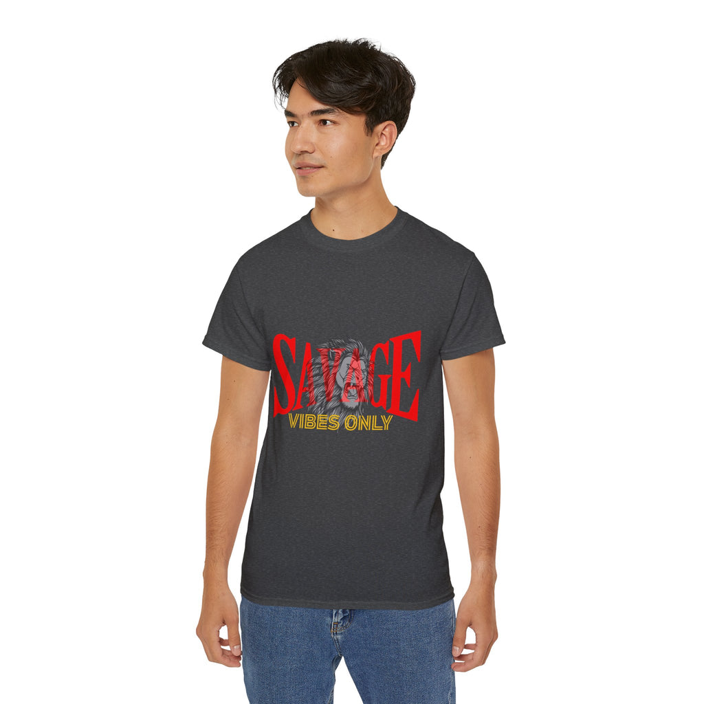 Savage Vibes Only Tee | Unisex Ultra Cotton T-Shirt, Trendy Graphic Tee, Casual Style Shirt, Birthday Gift, Streetwear Fashion