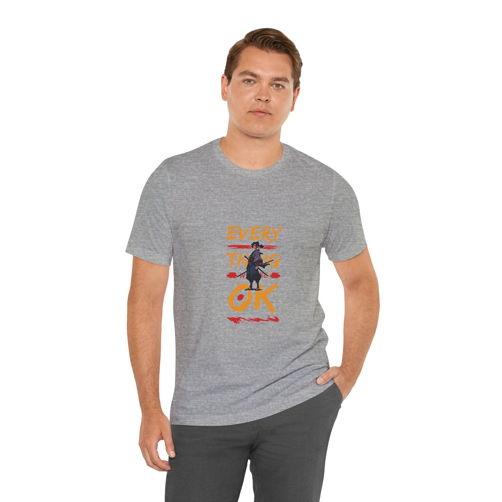 Every Thing OK Tee, Casual T-Shirt, Unisex Summer Wear, Motivational Graphic Tee, Positive Vibes Shirt, Gift for Friends
