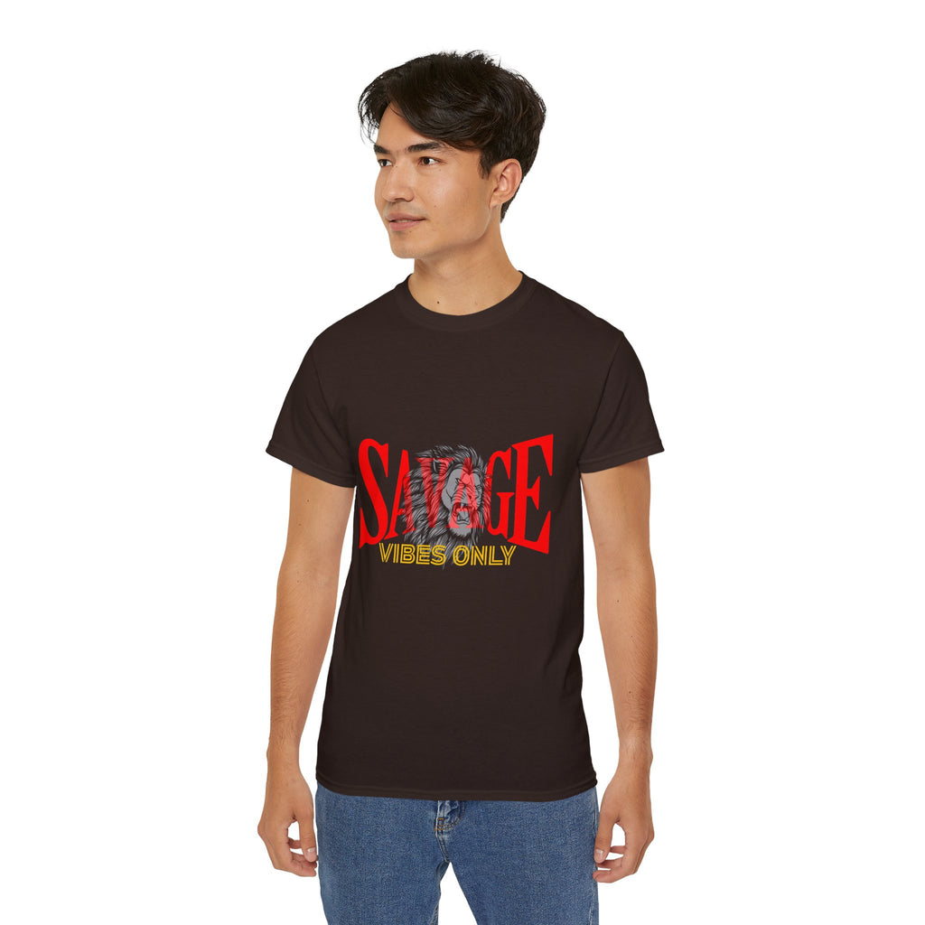 Savage Vibes Only Tee | Unisex Ultra Cotton T-Shirt, Trendy Graphic Tee, Casual Style Shirt, Birthday Gift, Streetwear Fashion