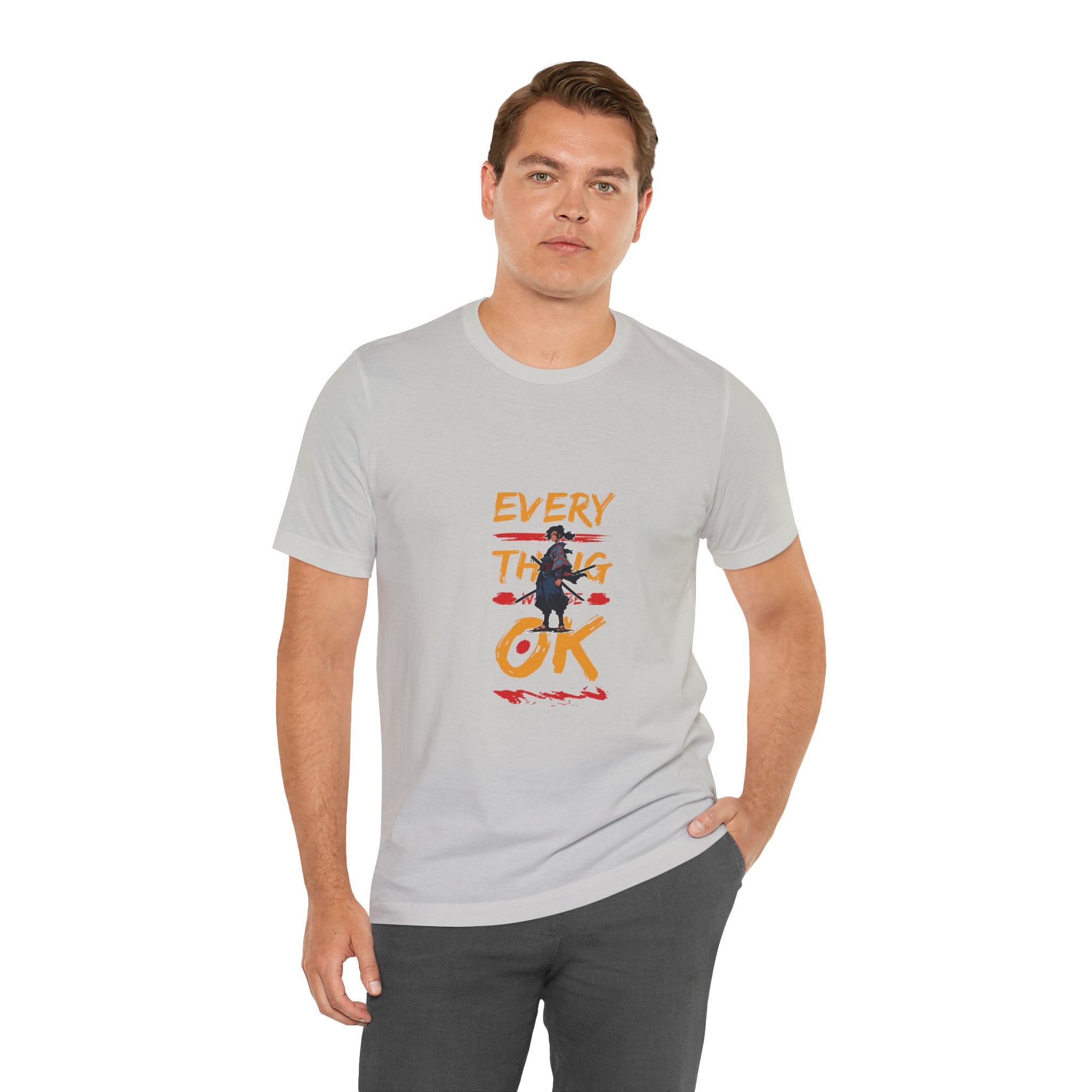 Every Thing OK Tee, Casual T-Shirt, Unisex Summer Wear, Motivational Graphic Tee, Positive Vibes Shirt, Gift for Friends
