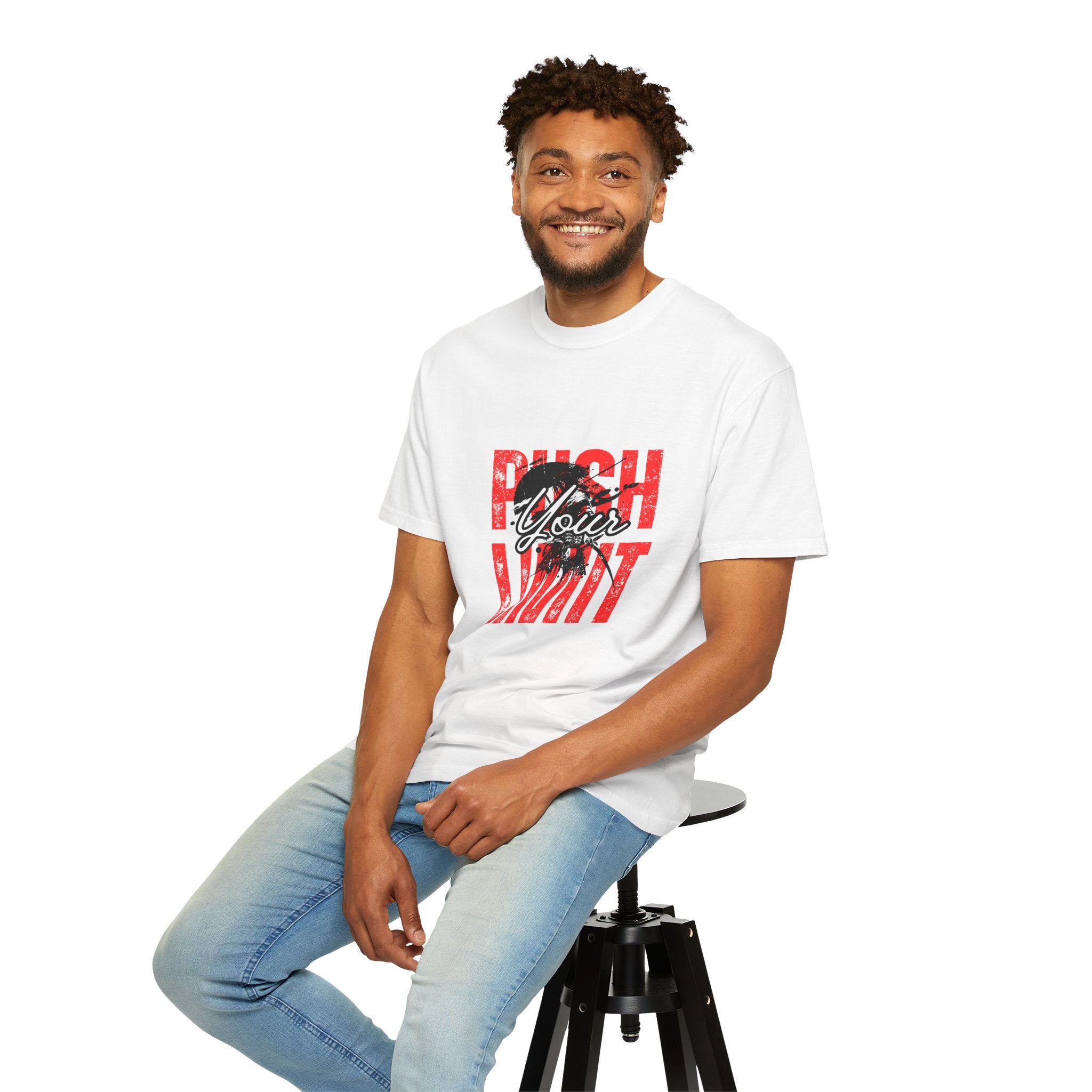Push Your Limits Unisex T-Shirt | Inspirational Workout Tee | Ideal for Gym, Fitness, Casual Wear & Gifts