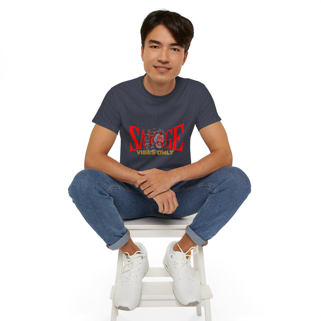Savage Vibes Only Tee | Unisex Ultra Cotton T-Shirt, Trendy Graphic Tee, Casual Style Shirt, Birthday Gift, Streetwear Fashion