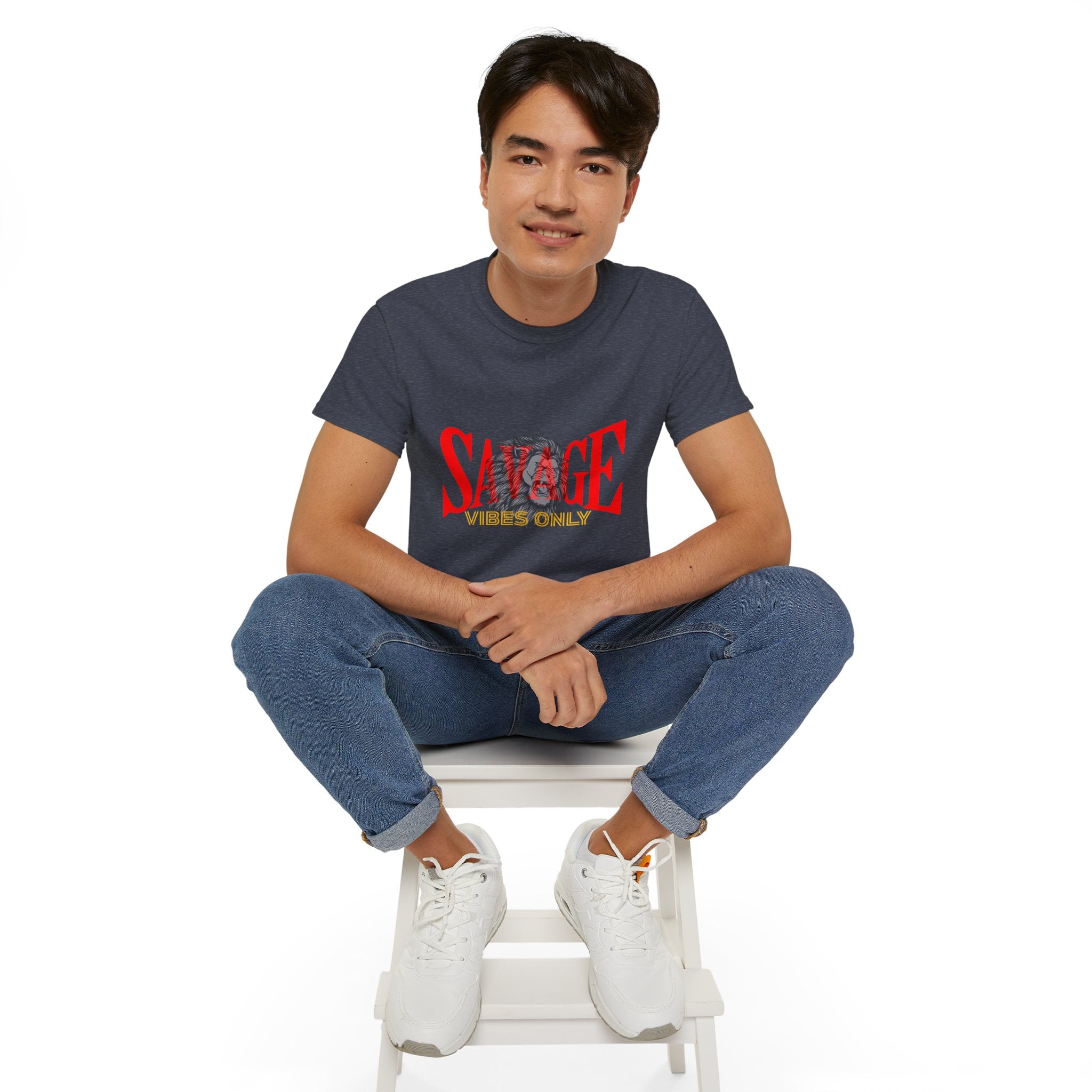 Savage Vibes Only Tee | Unisex Ultra Cotton T-Shirt, Trendy Graphic Tee, Casual Style Shirt, Birthday Gift, Streetwear Fashion