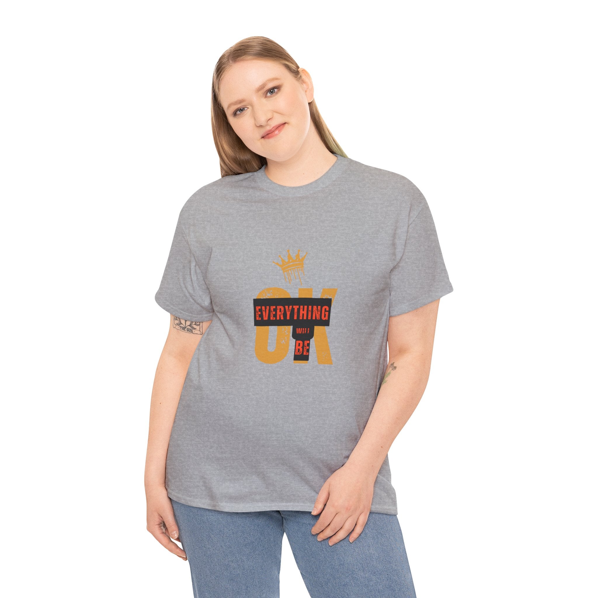 Everything Will Be OK T-Shirt, Positive Affirmation Tee, Unisex Motivational Shirt, Gift for Friends, Uplifting Clothing