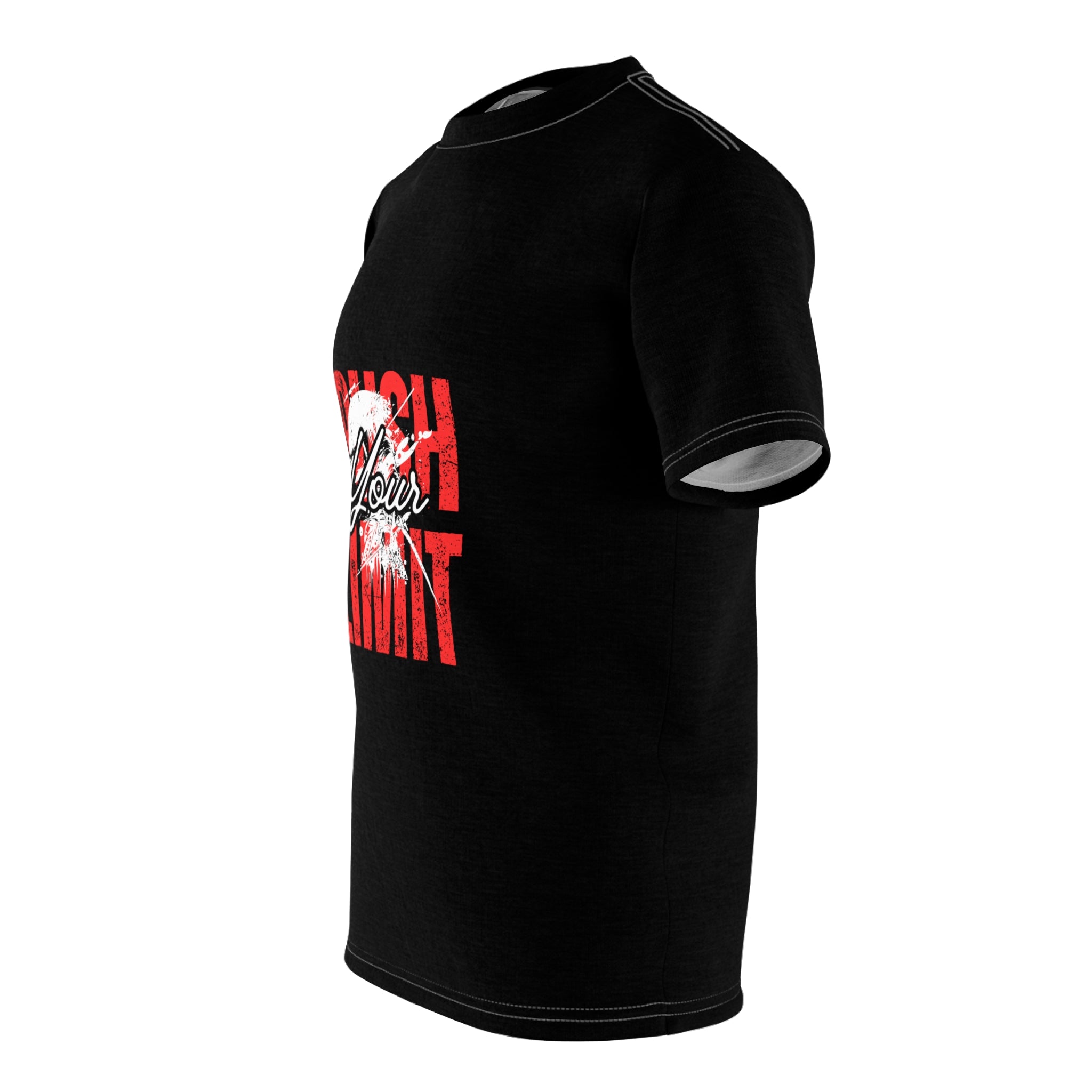 Motivational Unisex Tee - Push Your Limit, Fitness Shirt, Workout T-Shirt, Casual Wear, Gift for Gym Lovers