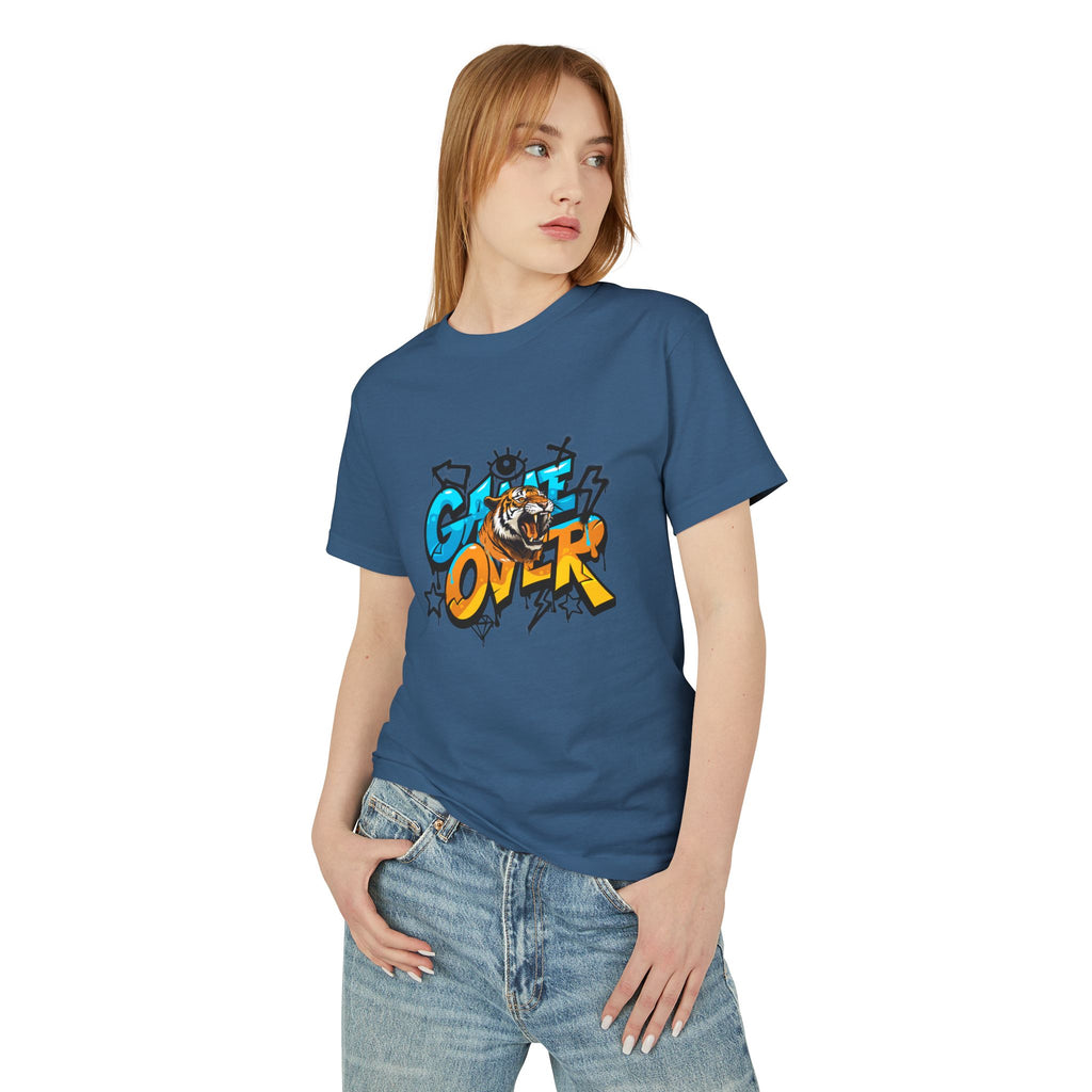 Game Over Graphic Tee, Fun Casual T-Shirt, Unisex Cotton Shirt, Gamer Gift, Trendy Streetwear, Playful Apparel