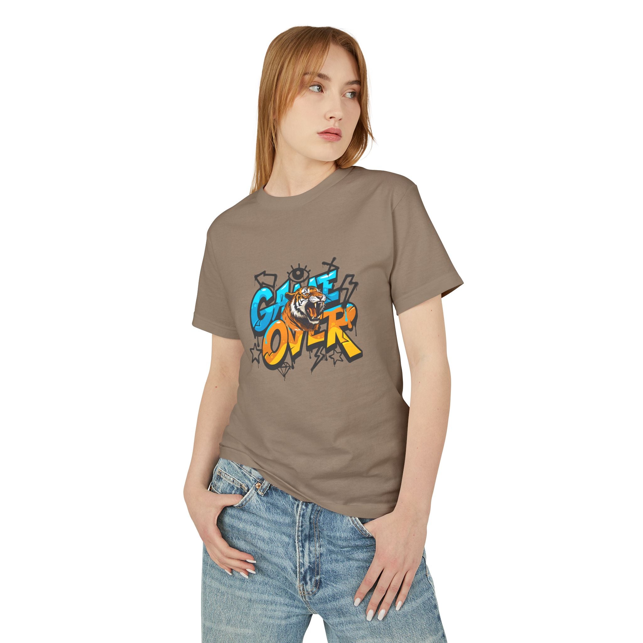 Game Over Graphic Tee, Fun Casual T-Shirt, Unisex Cotton Shirt, Gamer Gift, Trendy Streetwear, Playful Apparel