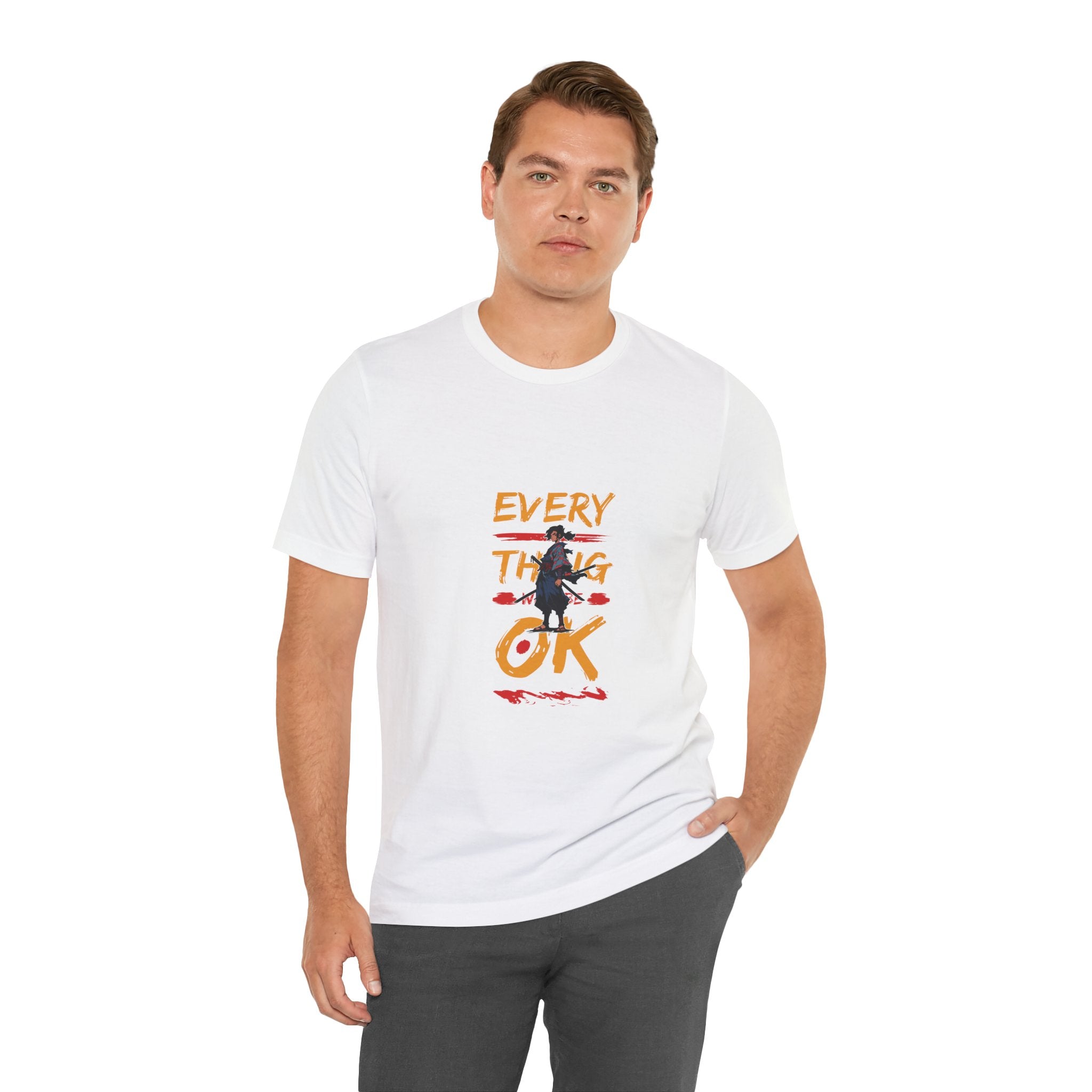 Every Thing OK Tee, Casual T-Shirt, Unisex Summer Wear, Motivational Graphic Tee, Positive Vibes Shirt, Gift for Friends
