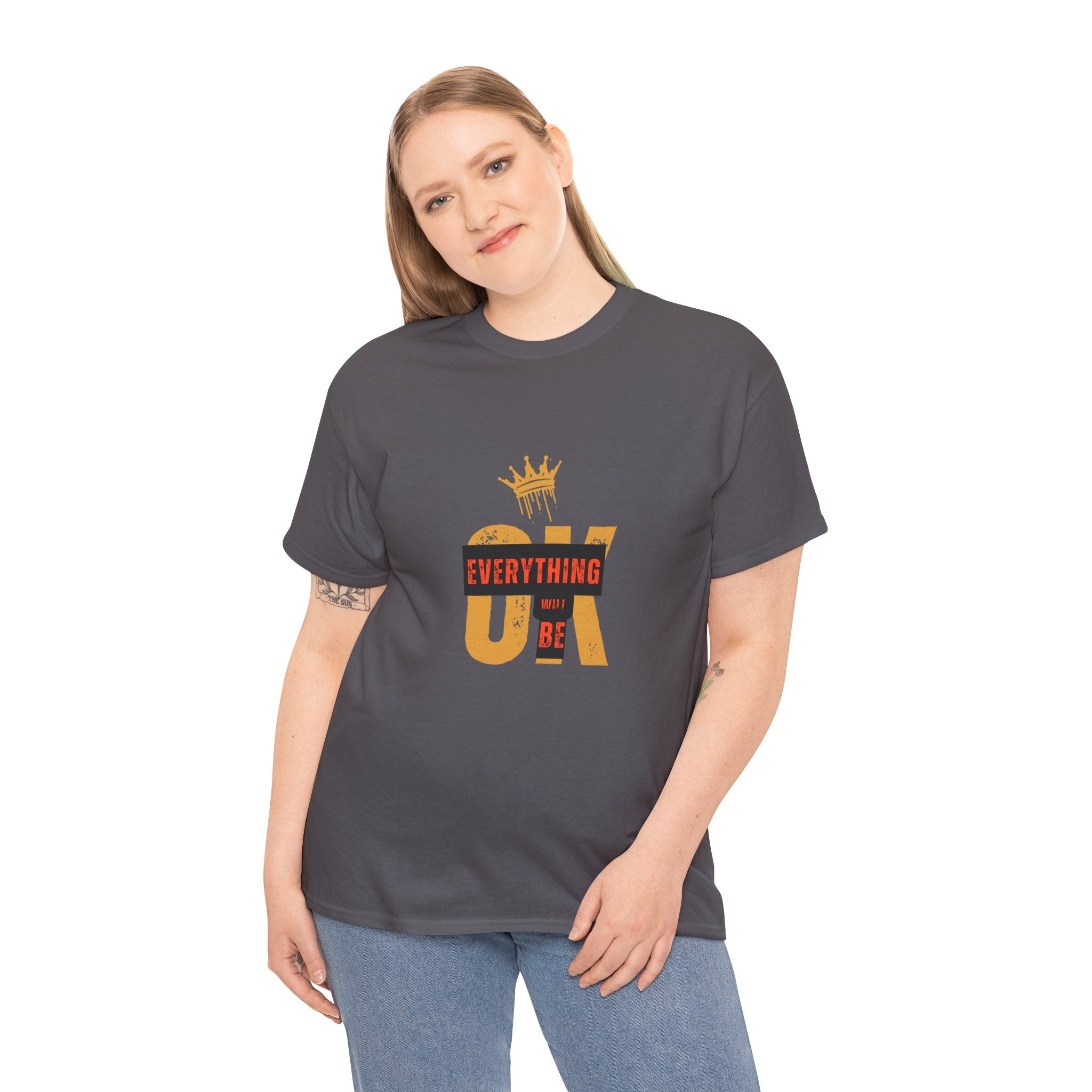 Everything Will Be OK T-Shirt, Positive Affirmation Tee, Unisex Motivational Shirt, Gift for Friends, Uplifting Clothing