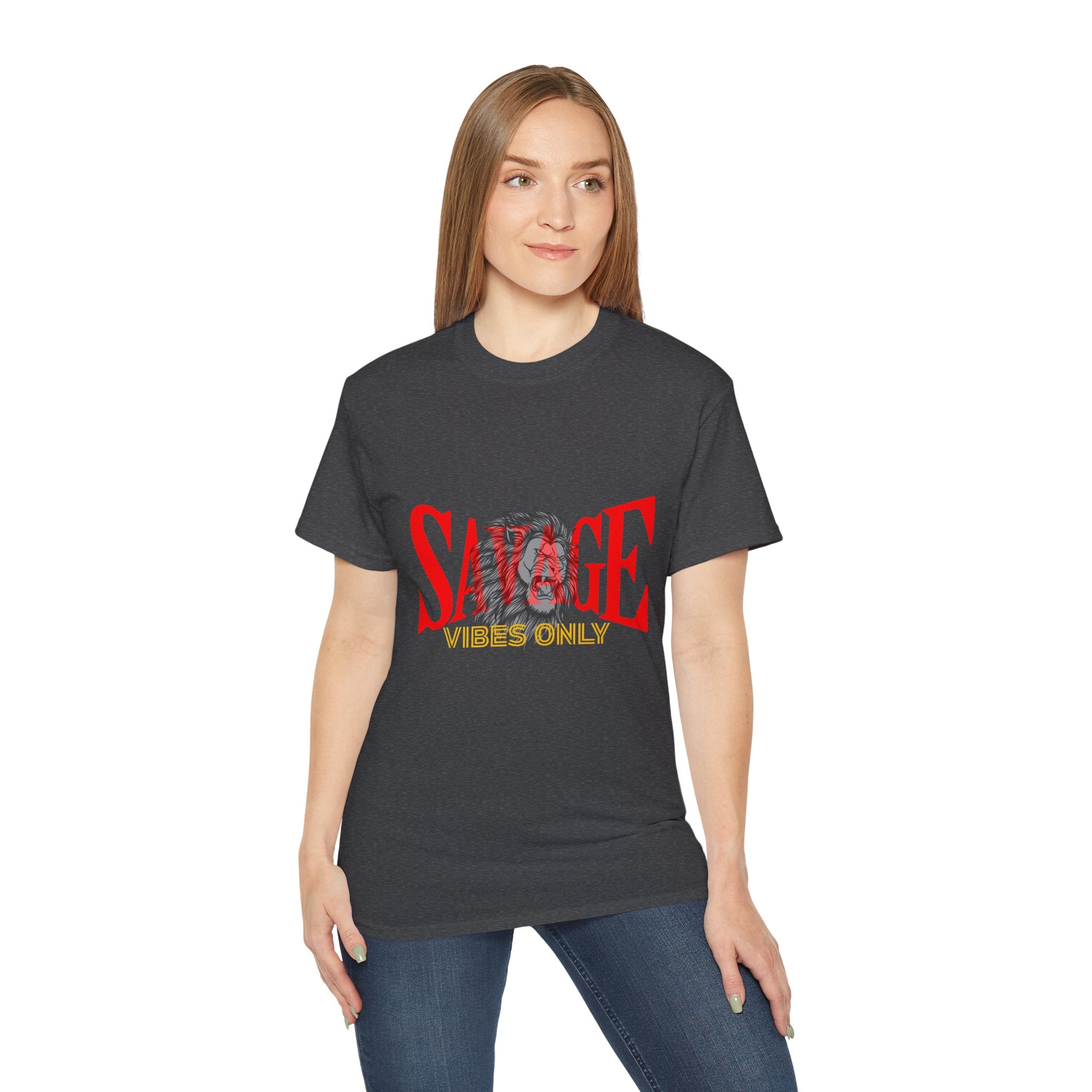 Savage Vibes Only Tee | Unisex Ultra Cotton T-Shirt, Trendy Graphic Tee, Casual Style Shirt, Birthday Gift, Streetwear Fashion