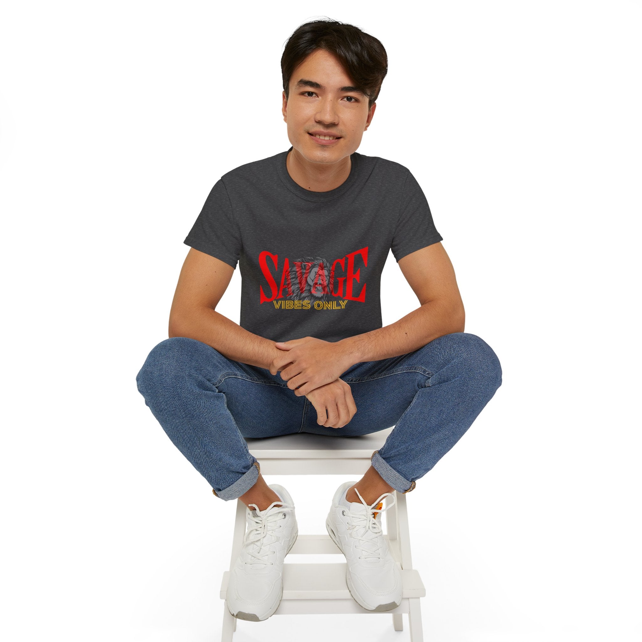 Savage Vibes Only Tee | Unisex Ultra Cotton T-Shirt, Trendy Graphic Tee, Casual Style Shirt, Birthday Gift, Streetwear Fashion