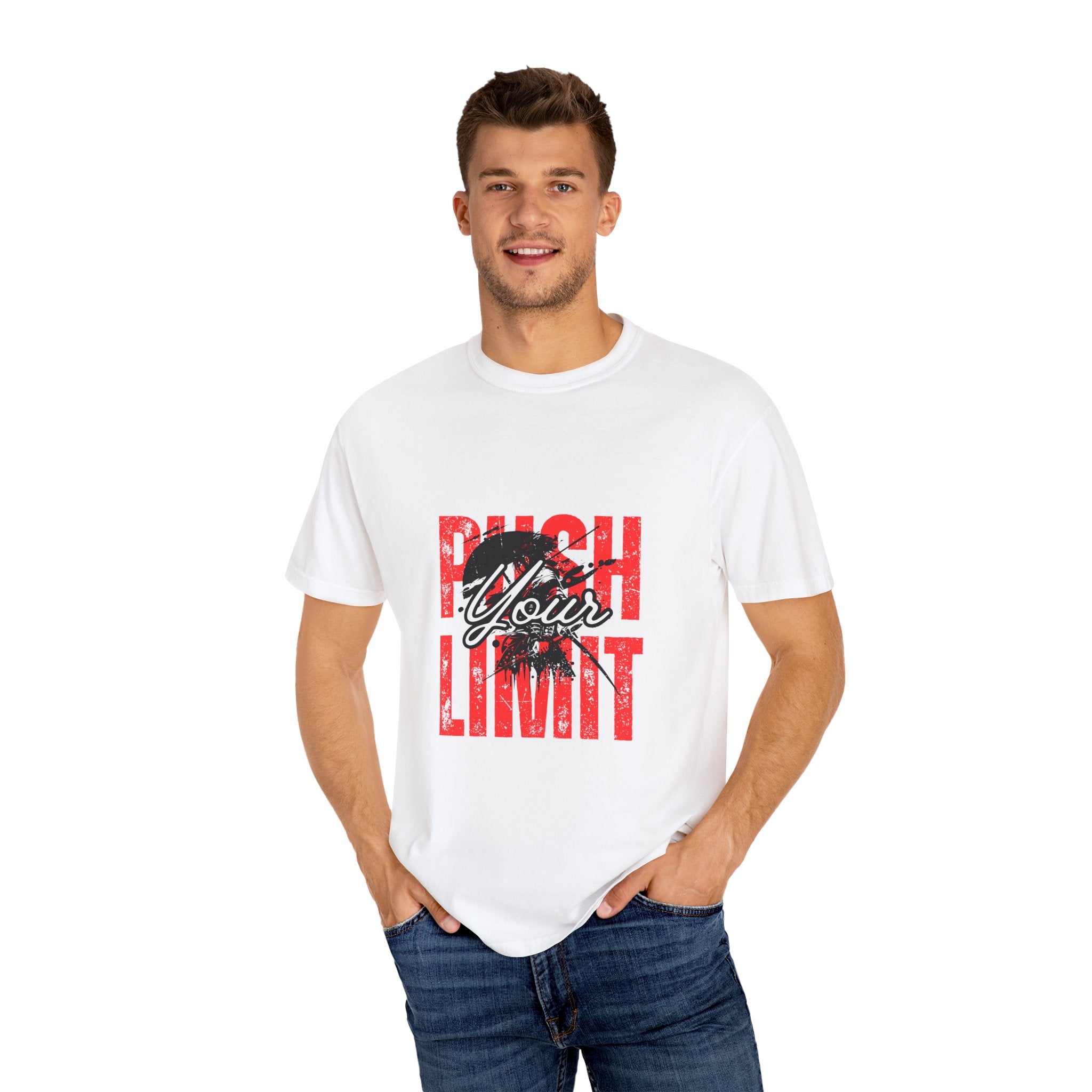 Push Your Limits Unisex T-Shirt | Inspirational Workout Tee | Ideal for Gym, Fitness, Casual Wear & Gifts